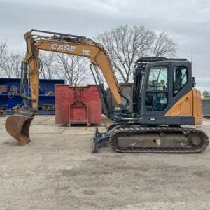 Mini excavator Case CX80 C, Anul 2017